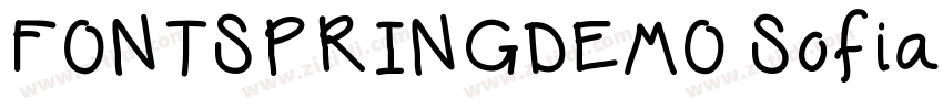 FONTSPRINGDEMO Sofia字体转换